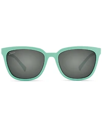 Hobie Women's Monica Aqua Satin & Gray Polarized Sunglasses