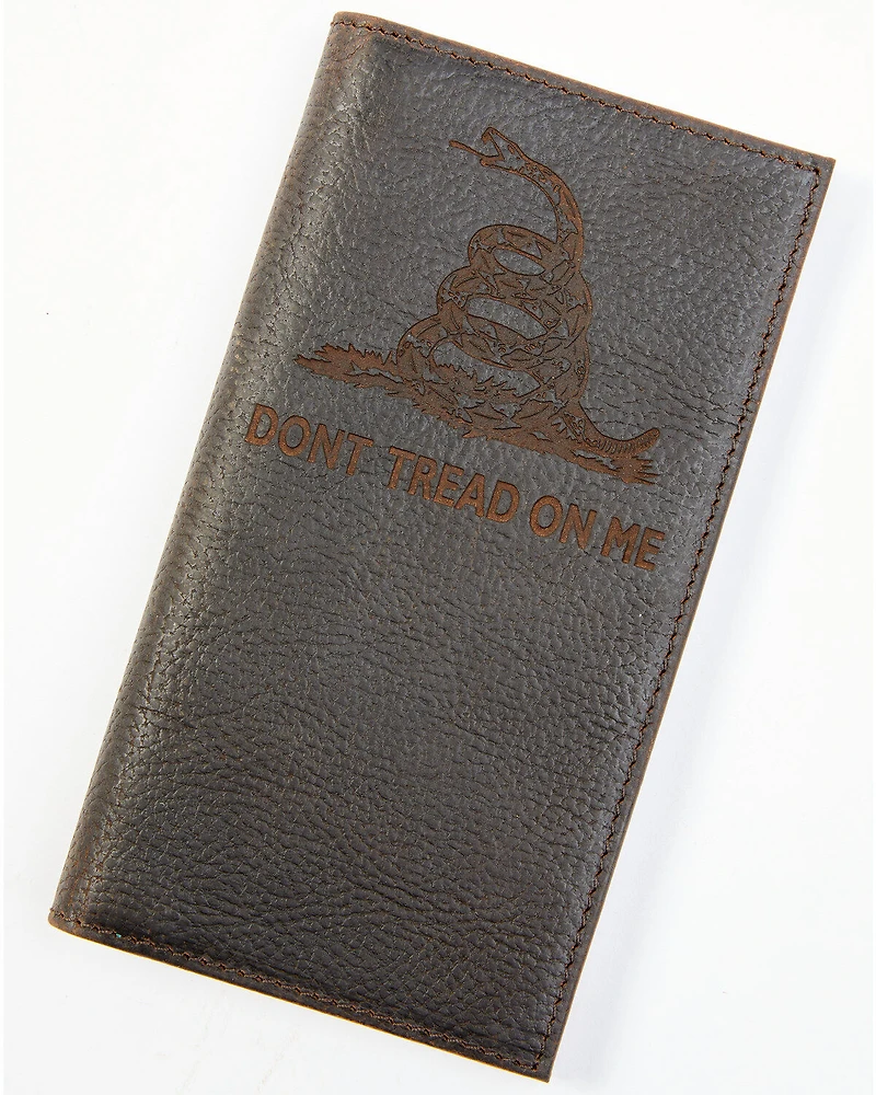 Cody James Men's Brown Don't Tread on Me Rodeo Leather Wallet