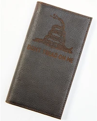 Cody James Men's Brown Don't Tread on Me Rodeo Leather Wallet