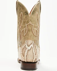 Dan Post Men's Exotic Python Western Boots - Broad Square Toe