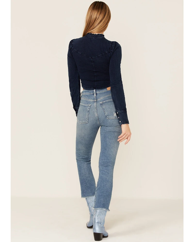 7 For All Mankind Women's Ultra High Rise Slim Kick-Flare Jeans