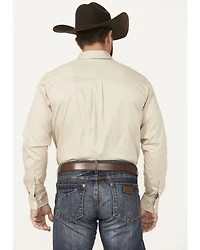 Cody James Men's Basic Twill Long Sleeve Button-Down Performance Western Shirt