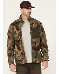 Lucky Brand Workwear Men's Camo Print Polar Fleece Jacket