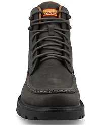 Twisted X Men's 6" Lace-Up Moc Work Boots - Soft Toe