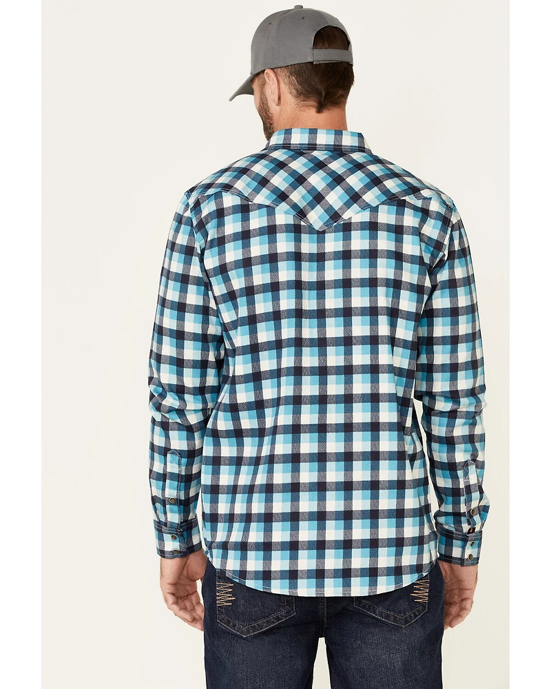 Cody James Men's FR Plaid Print Long Sleeve Work Shirt