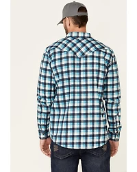 Cody James Men's FR Plaid Print Long Sleeve Work Shirt