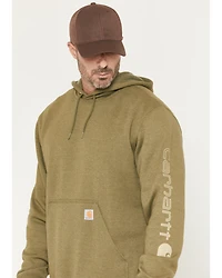 Carhartt Men's Loose Fit Midweight Logo Sleeve Graphic Hooded Sweatshirt
