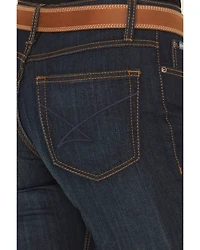 Cinch Women's Jenna Dark Wash Straight Leg Relaxed Fit Stretch Denim Jeans