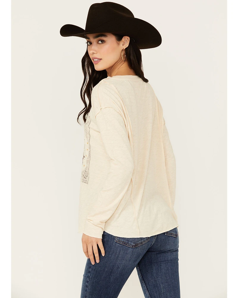 White Crow Women's Buck Yeah Seamed Long Sleeve Graphic Tee