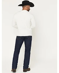 Levi’s Men’s 557 Rocky Rinse Dark Wash Western Straight Denim Jeans