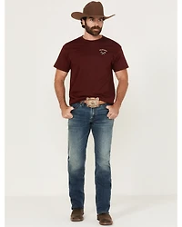 RANK 45® Men's Roadrunner Wash Ambush Slim Straight Stretch Denim Jeans - Tall