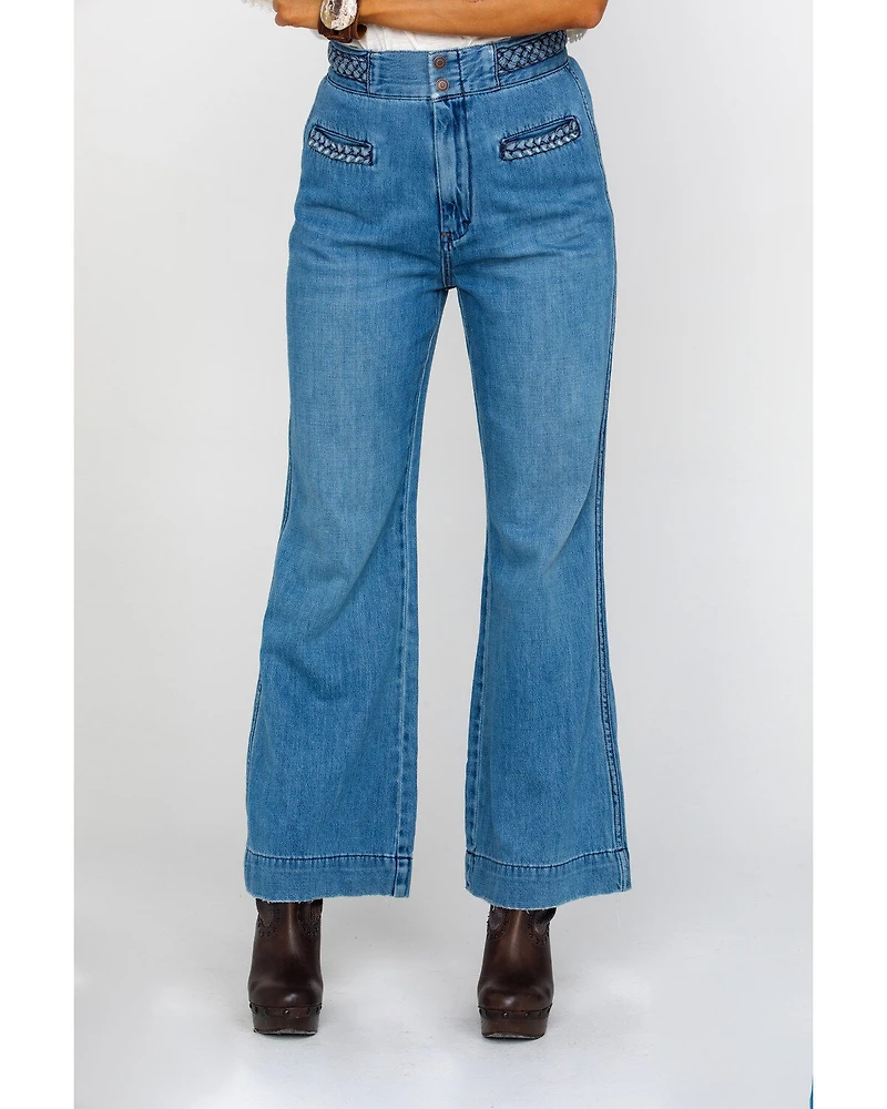 Free People Women's Seasons The Sun Jeans