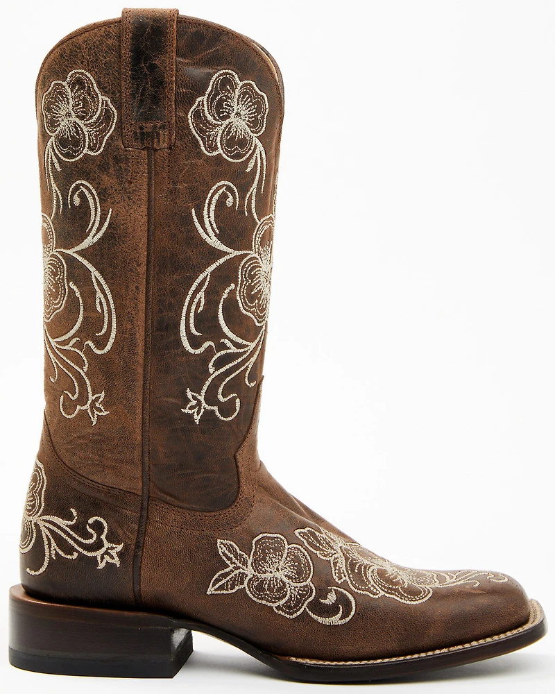 Shyanne Women's Lasy Western Boots - Broad Square Toe