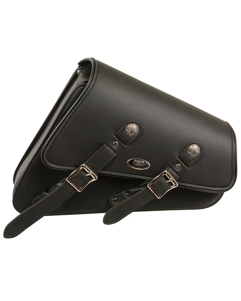 Milwaukee Leather Right Side Heavily Slanted Swing Arm Bag