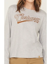 Carhartt Women's Tencel™ Fiber Series Loose Fit Long Sleeve graphic Work Shirt