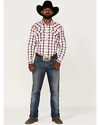 Cody James Men's Blue River Plaid Long Sleeve Snap Western Shirt