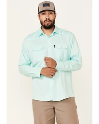 Hooey Men's Solid Habitat Sol Long Sleeve Pearl Snap Western Shirt