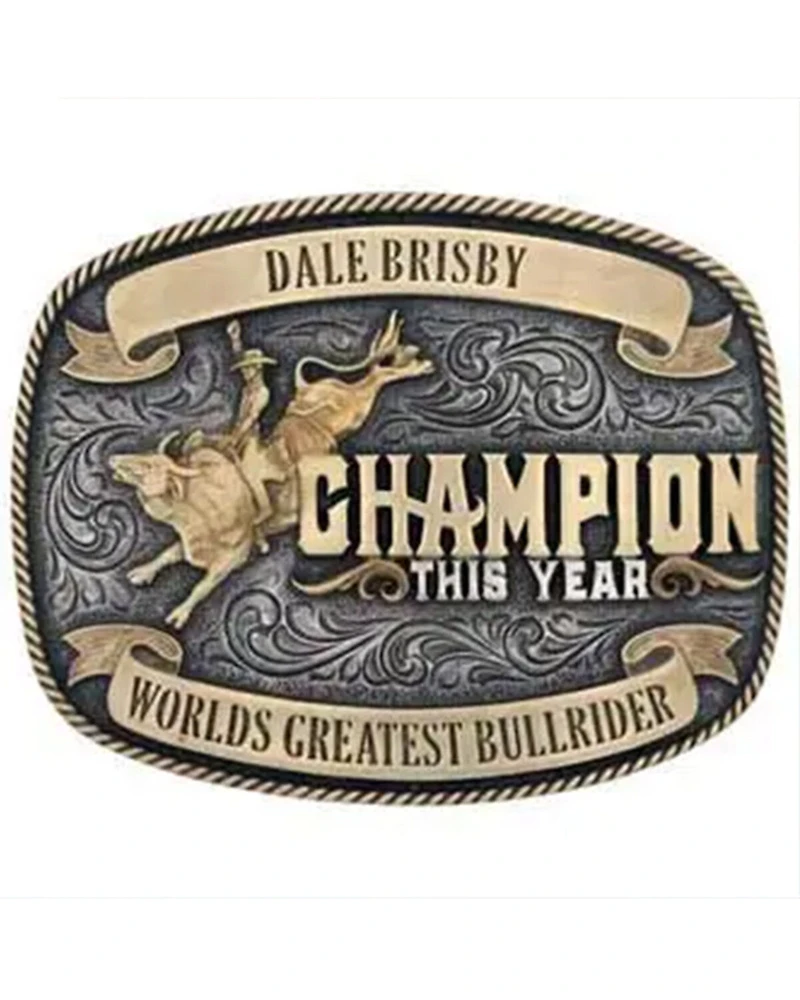 Montana Silversmiths Men's Champion Dale Brisby Attitude Belt Buckle