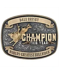 Montana Silversmiths Men's Champion Dale Brisby Attitude Belt Buckle