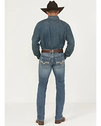 Rock & Roll Denim Men's Medium Wash Skinny Stretch Jeans