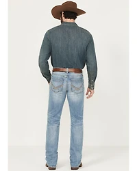 Cody James Men's Montoya Wash Jackson Slim Straight Stretch Denim Jeans