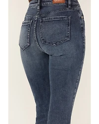 Shyanne Women's Oleander High Rise Bootcut Jeans