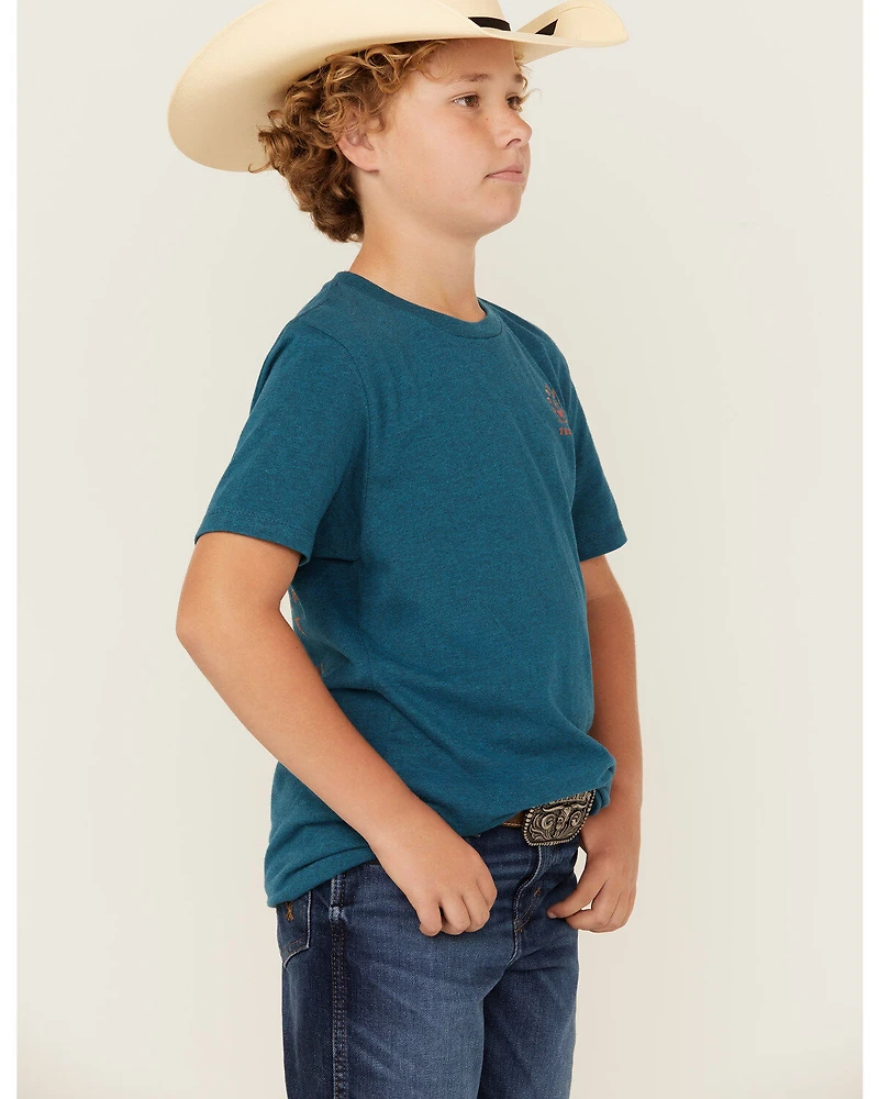 Cody James Boys' Barbed Cowboy Short Sleeve Graphic T-Shirt