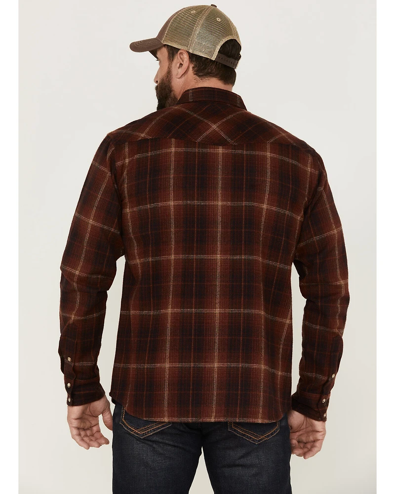 Ariat Men's Hiller Retro Plaid Snap Western Flannel Shirt