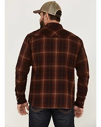 Ariat Men's Hiller Retro Plaid Snap Western Flannel Shirt