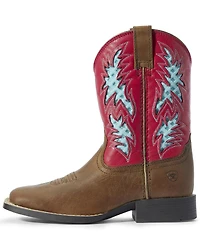 Ariat Little Girls' Homestead VentTEK Western Boots - Broad Square Toe