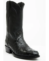 Cody James Black 1978® Men's Chapman Exotic Full-Quill Ostrich Western Boots - Round Toe
