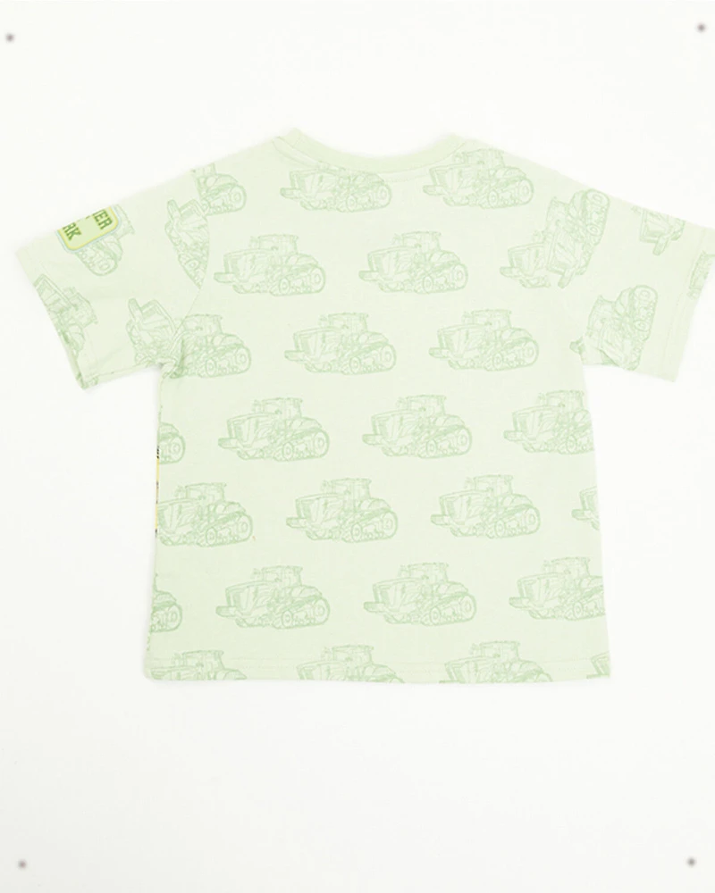 John Deere Boys' Double Duty Tractor Short Sleeve Graphic T-Shirt