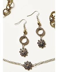 Shyanne Women's Champagne Chateau Jasper Multilayered Jewelry Set - 2 Piece