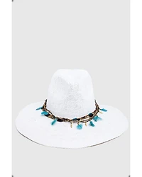 Nikki Beach Women's Dara Straw Western Fashion Hat