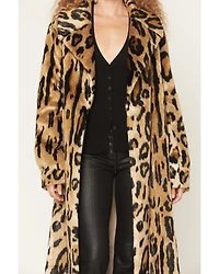 Show Me Your Mumu Women's Miss Cindy Faux Fur Overcoat