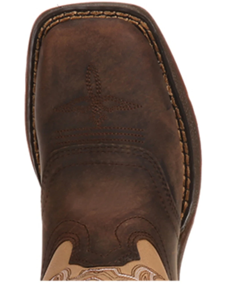 Durango Boys' Saddle Western Boots - Broad Square Toe