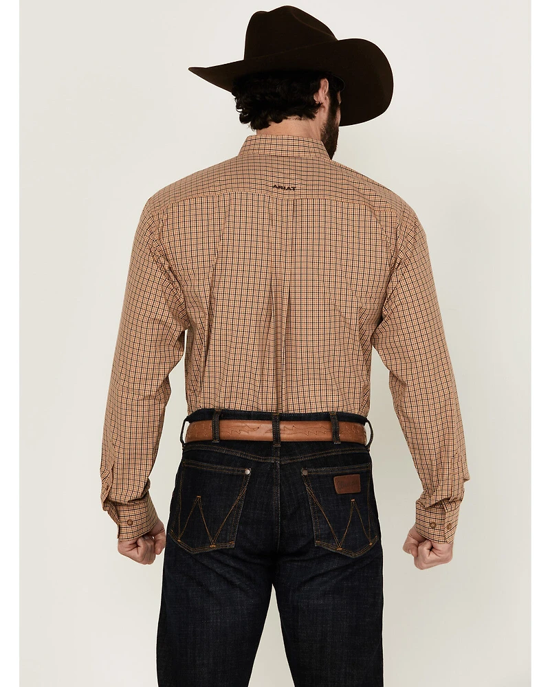 Ariat Men's Cedar Plaid Print Long Sleeve Button-Down Western Shirt