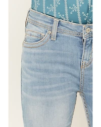 Shyanne Girls' Light Wash Shayla Bootcut Stretch Denim Riding Jeans
