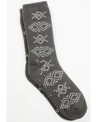 Cody James Men's Gray Southwestern Cozy Socks