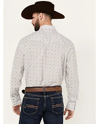 Roper Men's Amarillo Medallion Print Long Sleeve Snap Western Shirt