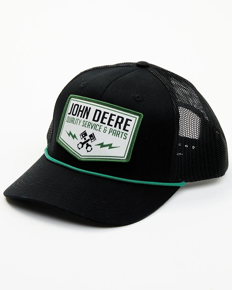 John Deere Men's Twill Mesh Back Trucker Cap