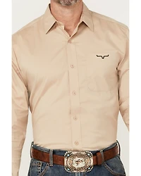 Kimes Ranch Men's Team Solid Long Sleeve Button-Down Performance Western Shirt