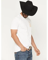 Kimes Ranch Men's Patched Patriotic Logo Short Sleeve Graphic T-Shirt
