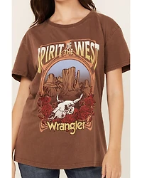 Wrangler Women's Boot Barn Exclusive Spirit of the West Short Sleeve Graphic Tee