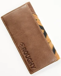 Hooey Men's Brown Patchwork Overlay Rodeo Wallet