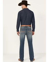 RANK 45® Men's Sidewinder Wash Ambush Slim Straight Performance 4-Way Stretch Denim Jeans