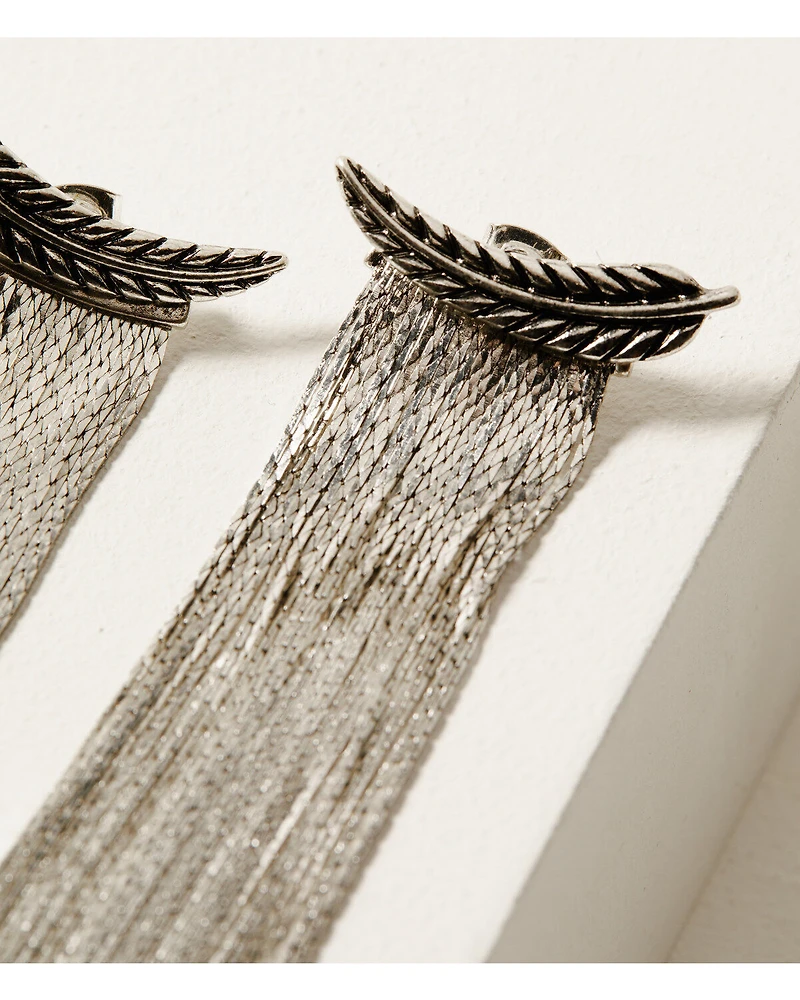 Idyllwind Women's Marion Metal Fringe Earrings