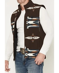 RANK 45® Men's Kapow Southwestern Print Insulated Bomber Vest