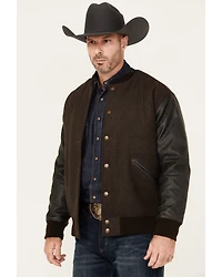 Cody James Men's Brighton Varsity Wool Jacket