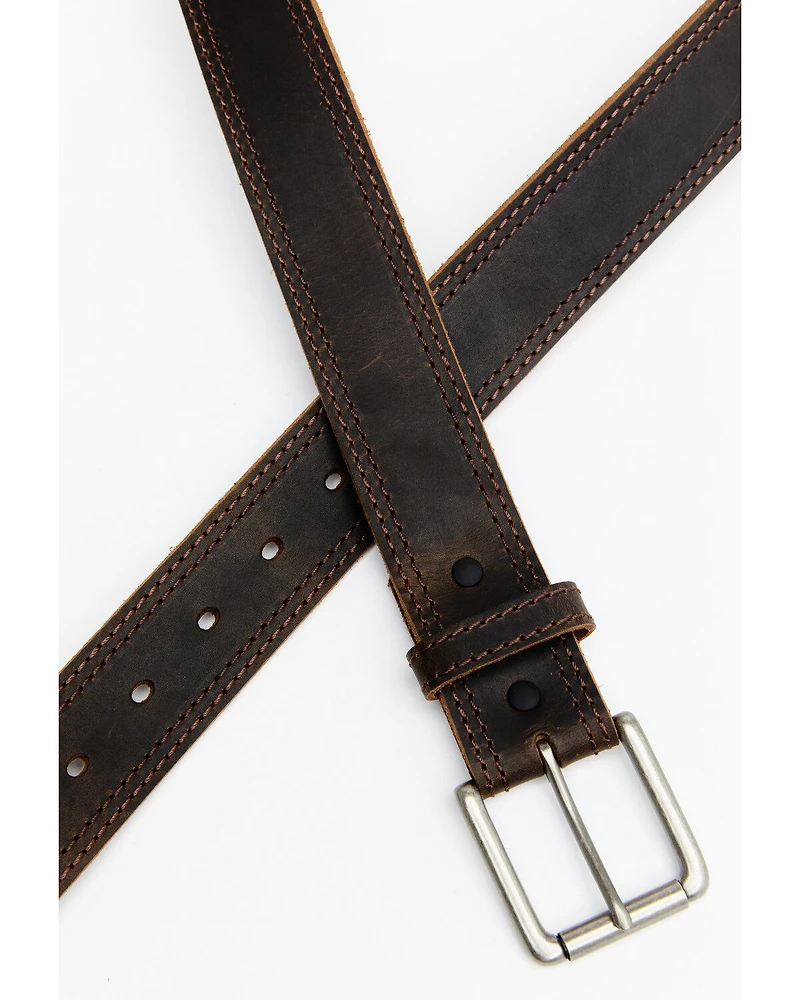 Hawx Men's Pointed Double Stitch Work Belt